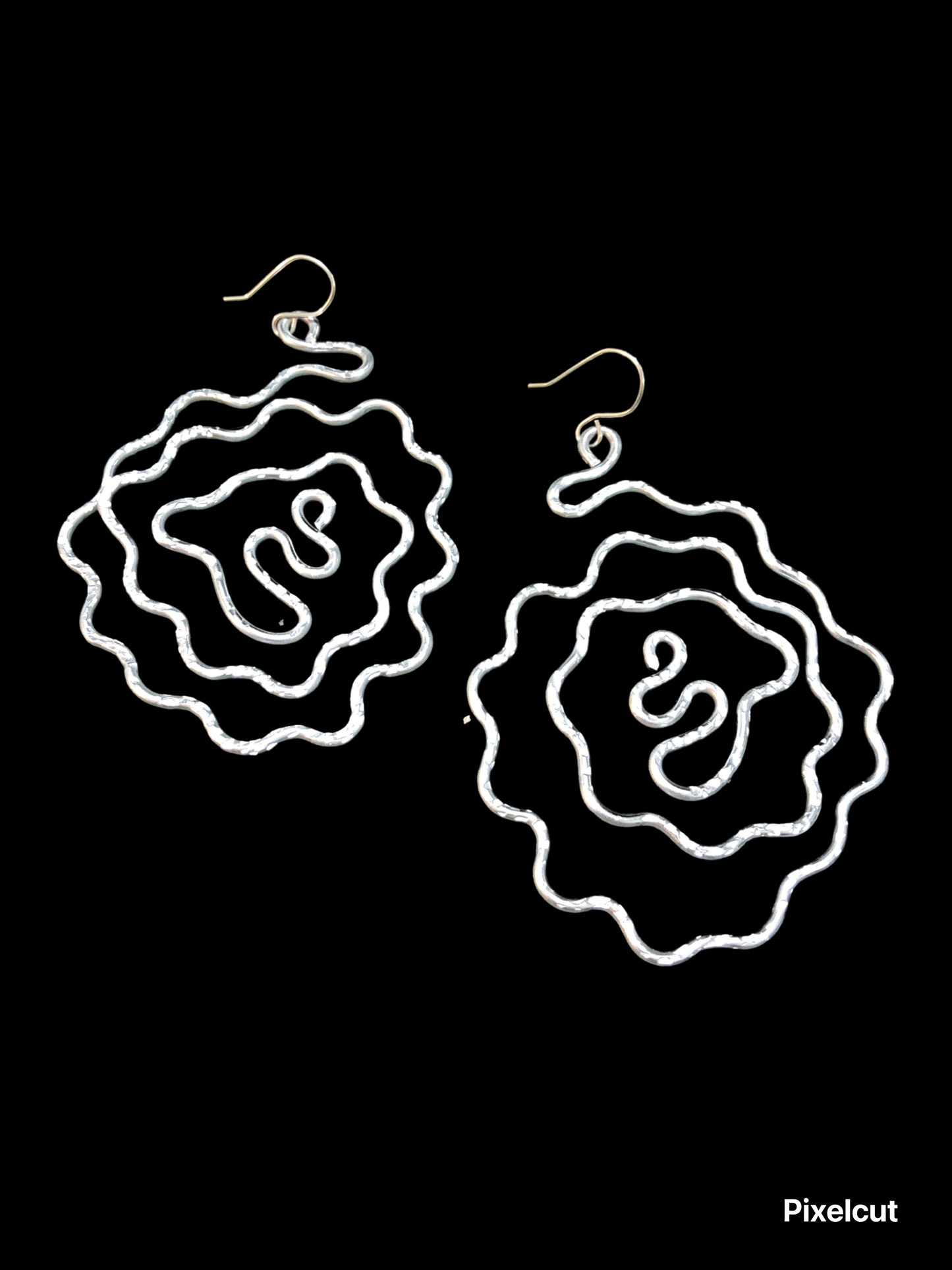 Large Lightweight Aluminum Earrings