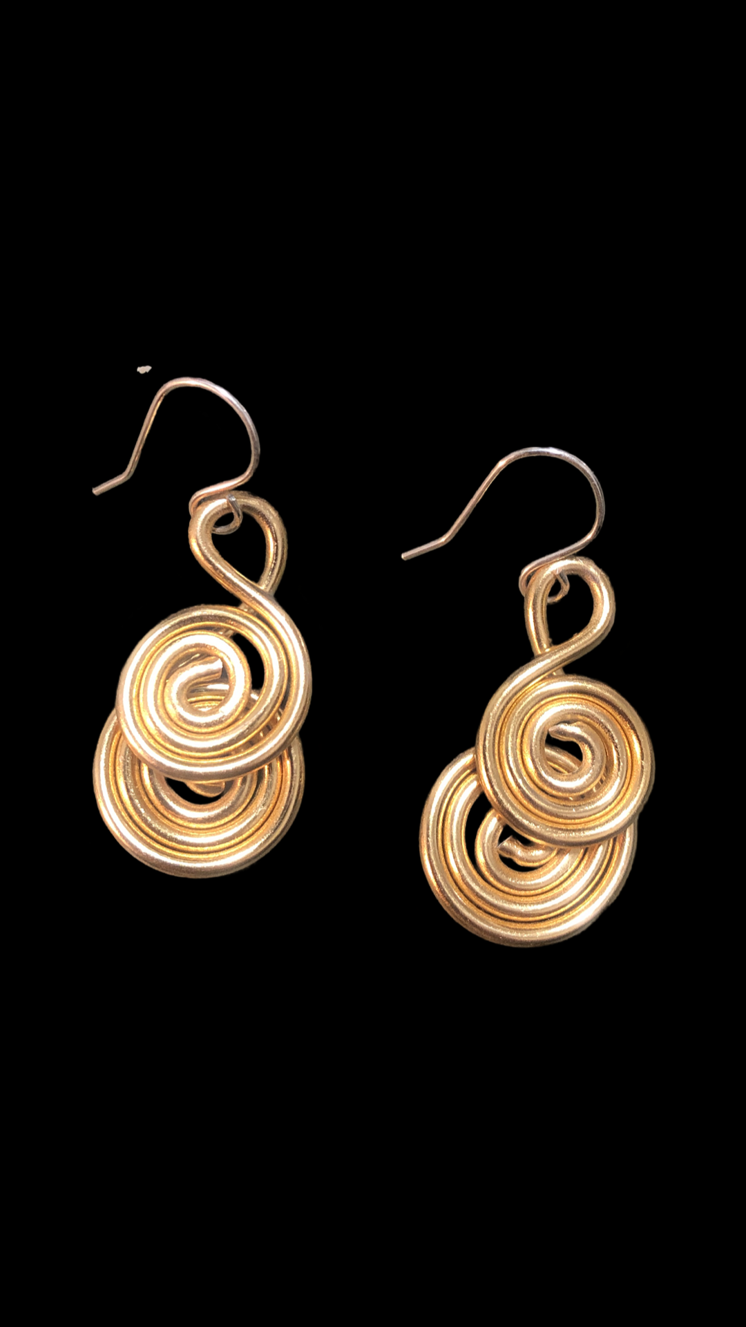 Gold aluminum Earrings