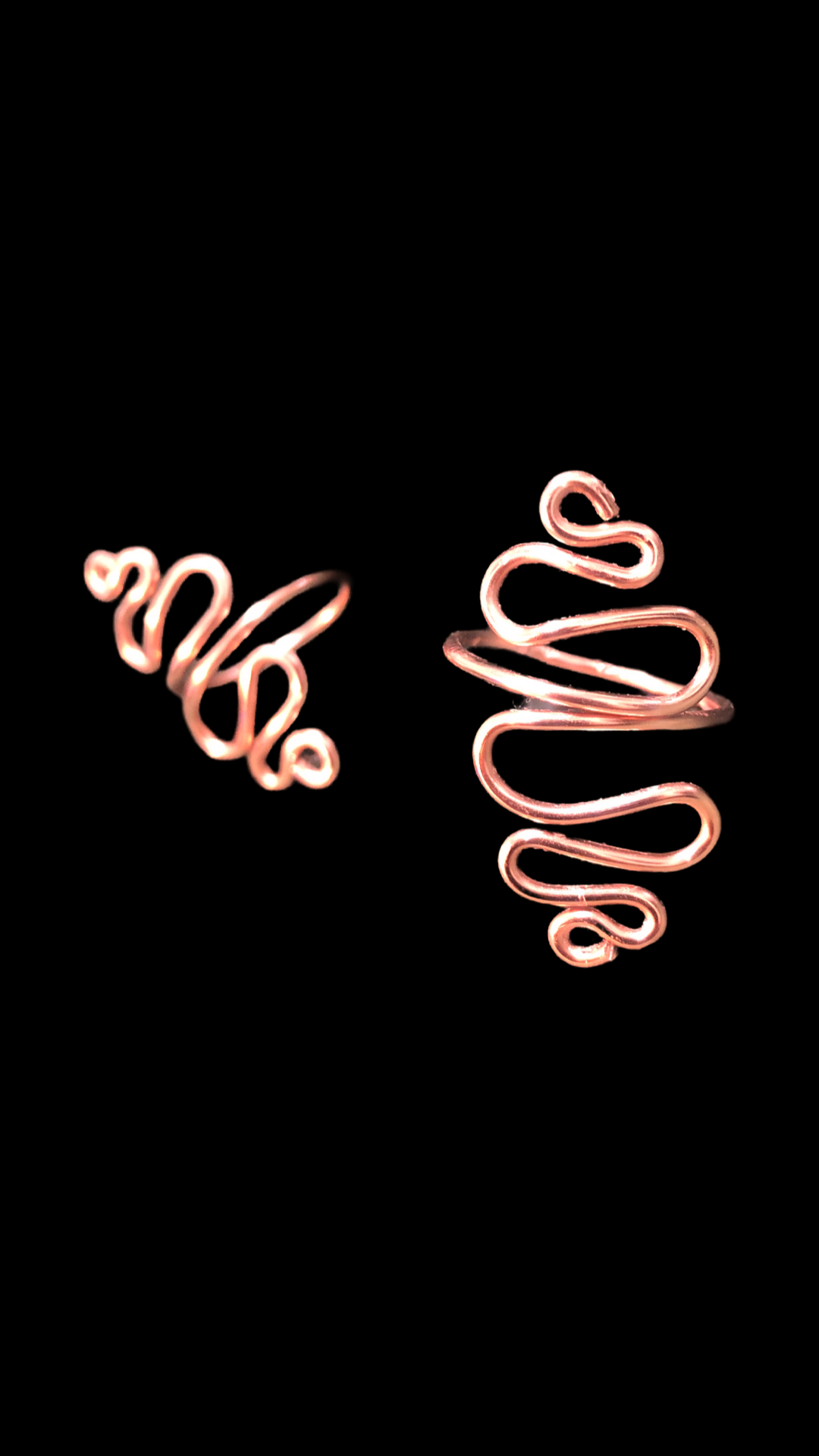 Copper Wave Ring