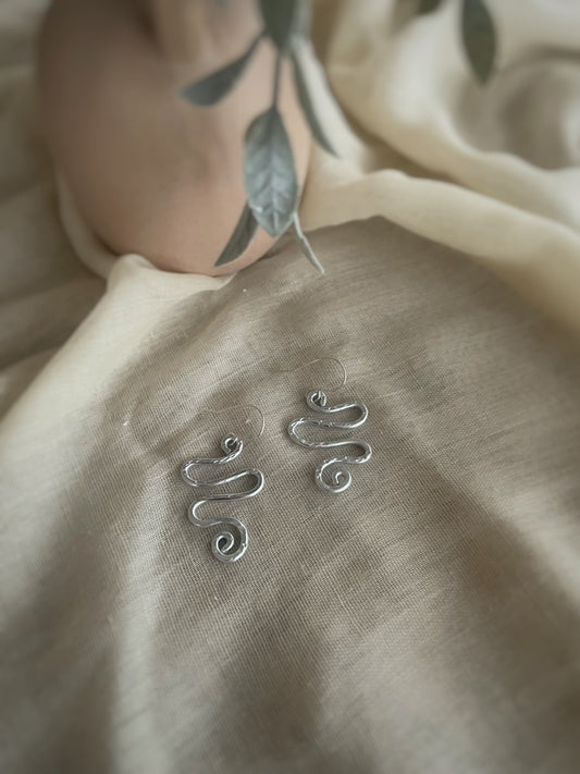 Modern Lightweight Aluminum Earrings